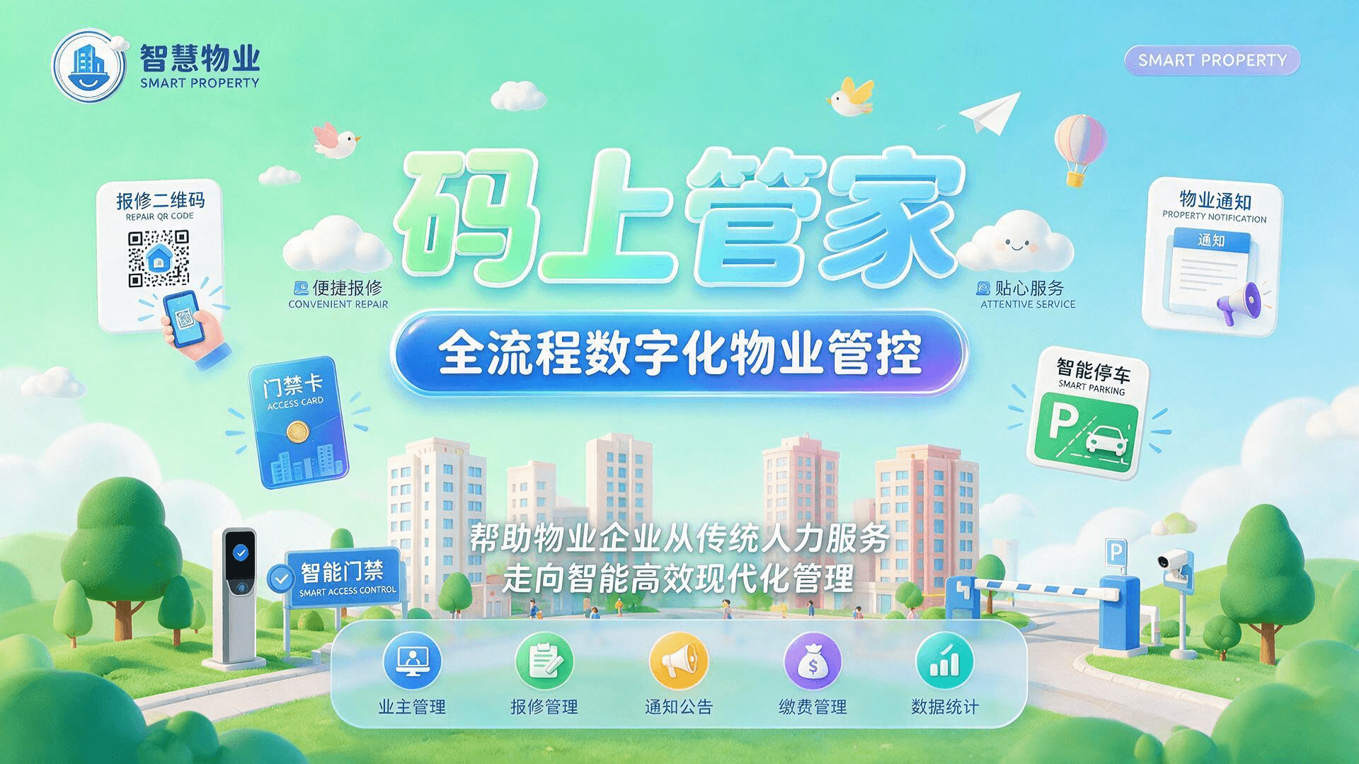码上管家智慧物业解决方案